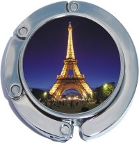 PH10525 Eiffel Tower Lights Foldable Purse Hanger