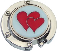 RED HEARTS FOLDABLE PURSE HANGER