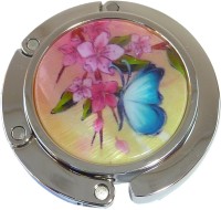 PH8105 Butterfly and Flower Foldable Purse Hanger