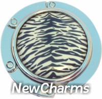 PH8183 Small Zebra Print Foldable Purse Hanger