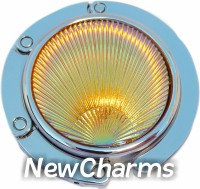 PH8189 Yellow Sunburst Pattern Foldable Purse Hanger