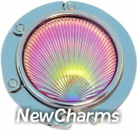 PH8190 Light Pink Sunburst Pattern Foldable Purse Hanger