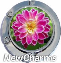 BUTTERFLIES ON FUSCHIA PURSE HANGER