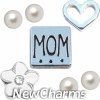 CSL122 Mom Mother Dearest Charm Set for Floating Lockets