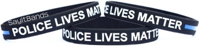 Police Lives Matter Thin Blue Line Bracelet