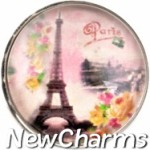 GS129 Paris Scene Snap Charm