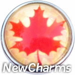GS158 Maple Leaf Snap Charm
