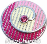 GS335 Cupcake Dreams Pink Snap Charm