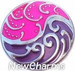 GS342 Huntress Pink And Purple Snap Charm