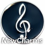 GS637 Treble Clef Snap Charm