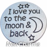 GS659 To the Moon and Back Snap Charm