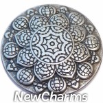 GS663 Mandala Snap Charm