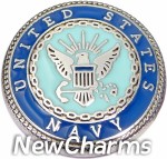 GS681 United States Navy Snap Charm