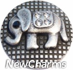 GS687 Cute Elephant Snap Charm
