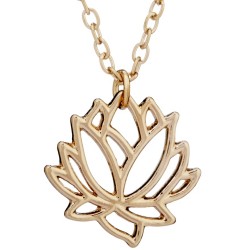 N162 Lotus Flower Necklace