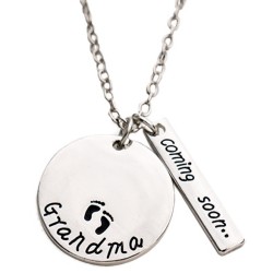 N26 Coming Soon Grandma Stamped Necklace
