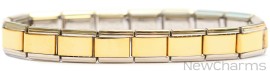 Gold Center Brushed Starter Bracelet