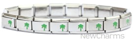 Green Palm Tree Starter Bracelet