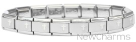 White Cross Starter Bracelet