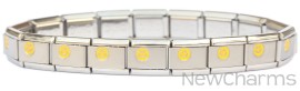 Yellow Happy Face Starter Bracelet