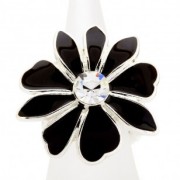 Black Daisy Ring