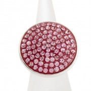 Round Pink Sparkle Ring 