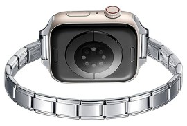Bigger Apple Watch Band Silver - 42mm - 44mm - 45mm